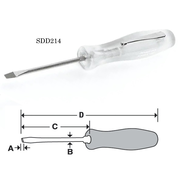 Snapon-Screwdrivers-Spark Test Clear Screwdriver